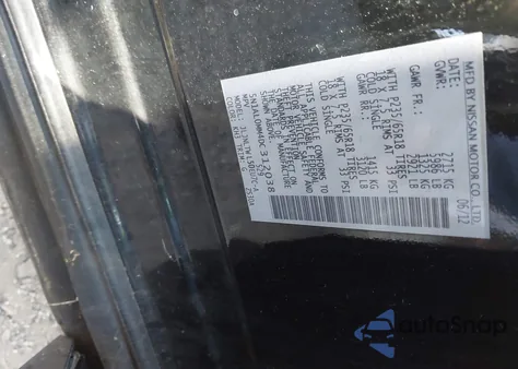 2013 Infiniti Jx35 from USA, damaged, VIN 5N1AL0MM4DC312038